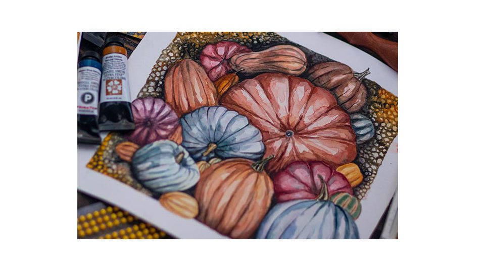 Autumn Watercolor and Ink Painting Workshop