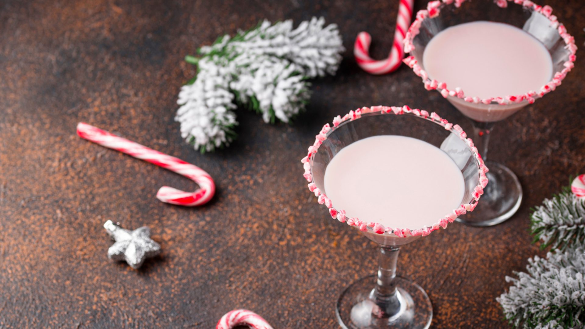 Photo of peppermint martinis