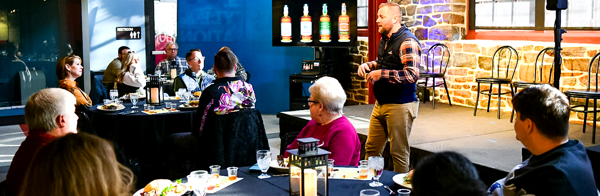 Photo of people enjoying the Old Fashioned Christmas event
