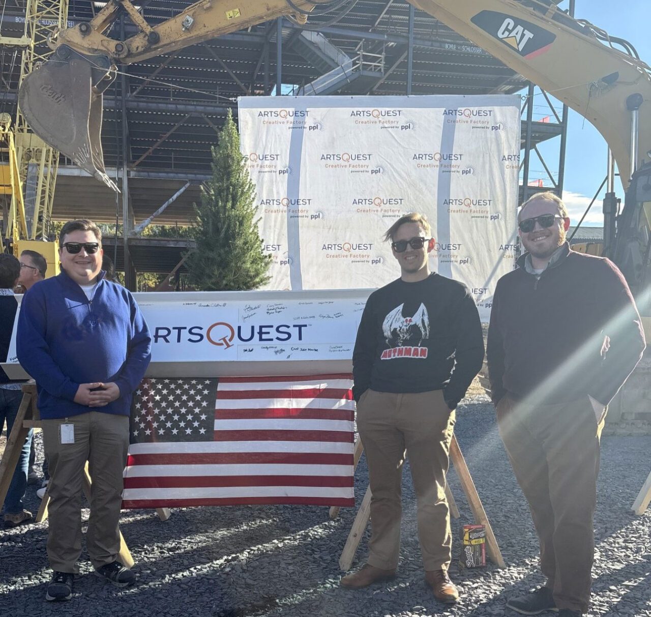 ArtsQuest Volunteer Update: Creative Factory Beam Signing