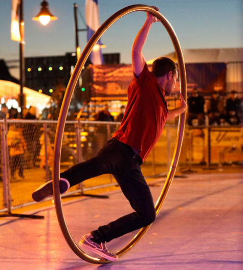 Cyr Wheel Performances: Matthew Ossiander