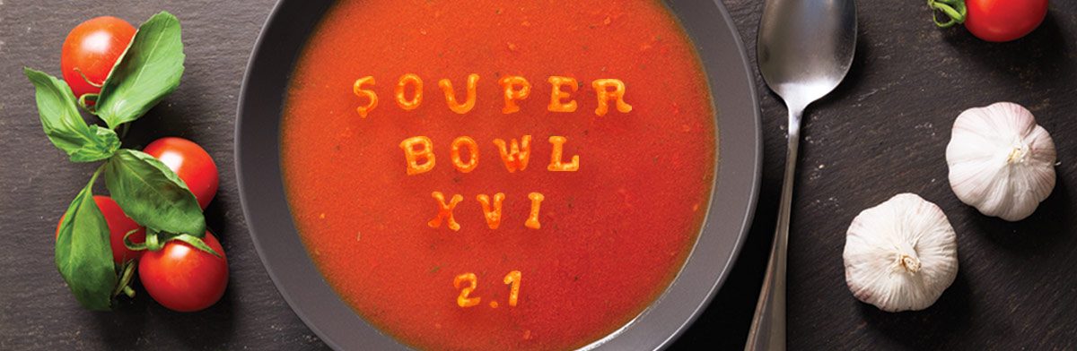 Souper Bowl XVI 2.1 Graphic of a soup bowl