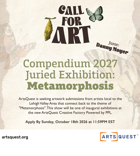 Call for Art Compendium 2027 Juried Exhibition: Metamorphosis