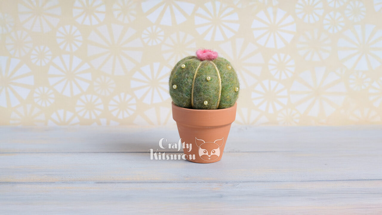 Needle Felting: Cactus