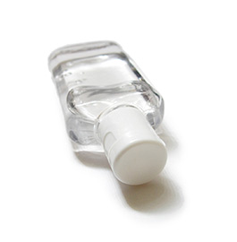 bottle of hand sanitizer