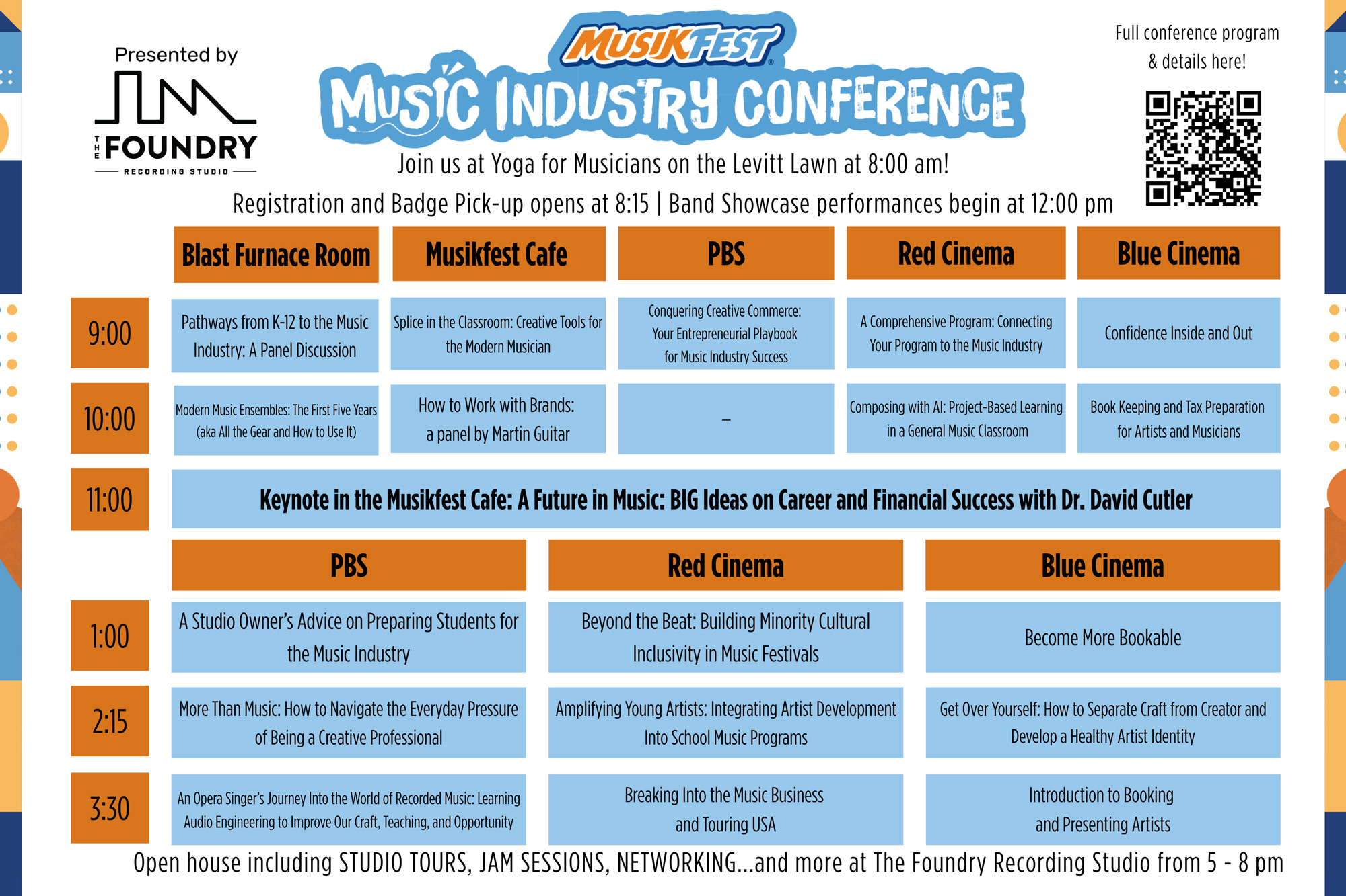 Musikfest Music Industry Conference Schedule Tuesday, August 4