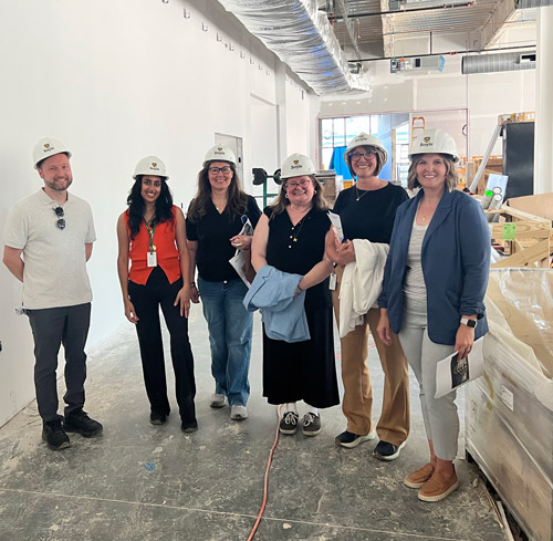 Air Products employees inside the ArtsQuest Creative Factory