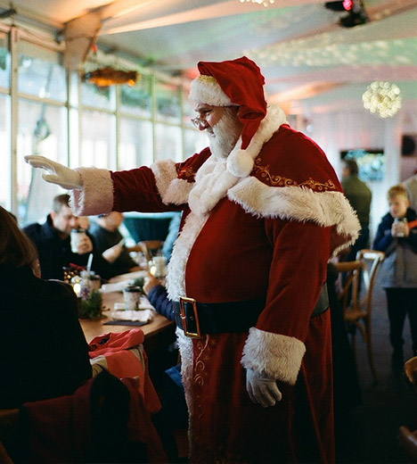 St. Nicholas waving