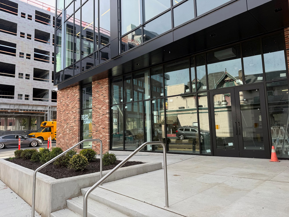 main entrance of the creative factory