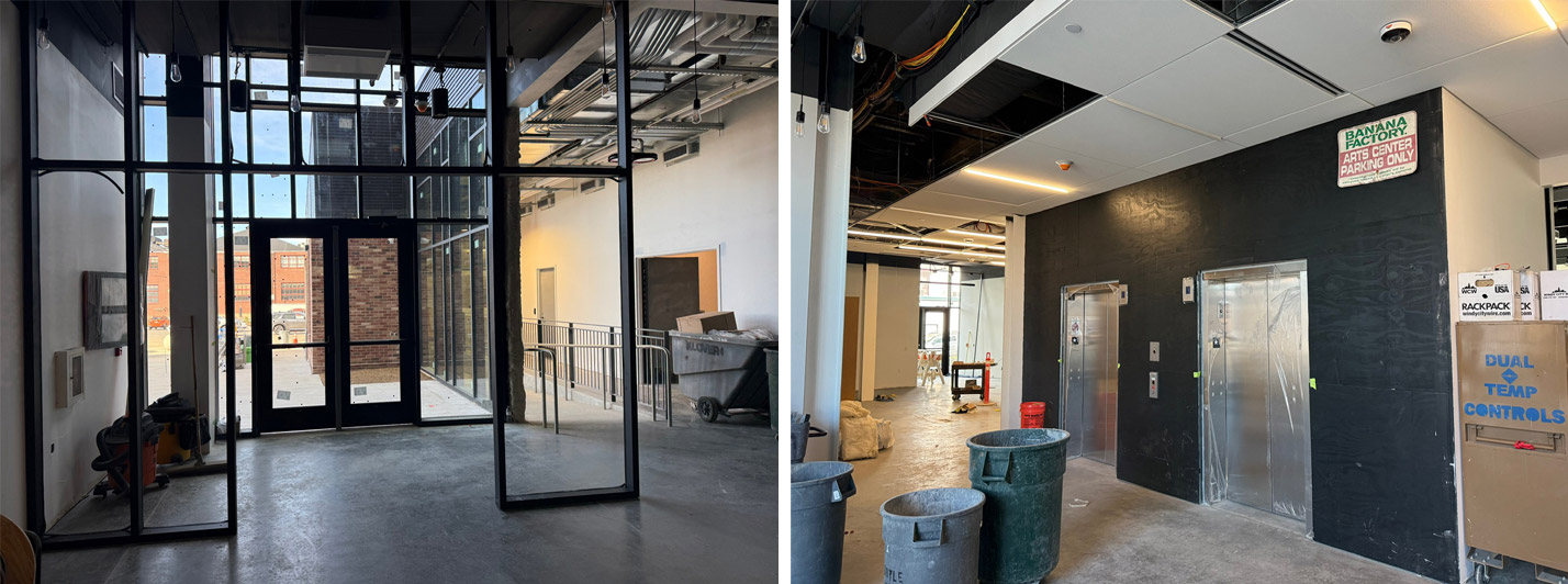 First floor and elevators creative factory
